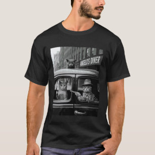 Funny Gangster Cat Saying Mafia Mobster Noir Humou T-Shirt