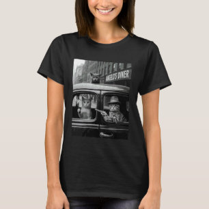 Funny Gangster Cat Saying Mafia Mobster Noir Humou T-Shirt