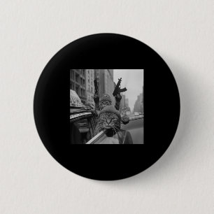 Funny Gangster Cat Thug Meme Street Lover Cats 6 Cm Round Badge