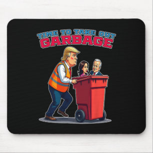 Funny Garbage For Trump Mega And Mgga 2024 Mouse Pad