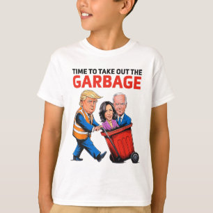 Funny Garbyge For Trump 2024 - Time To Take Out Th T-Shirt