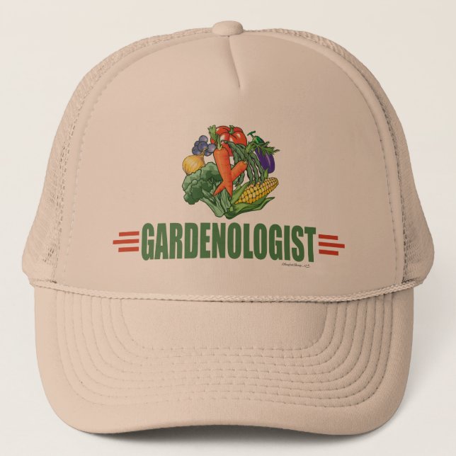 Funny Gardener Trucker Hat (Front)