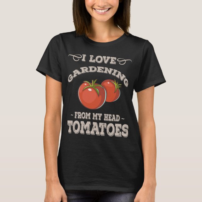 Funny Gardening Garden Growing Tomatoes Sweater (Front)