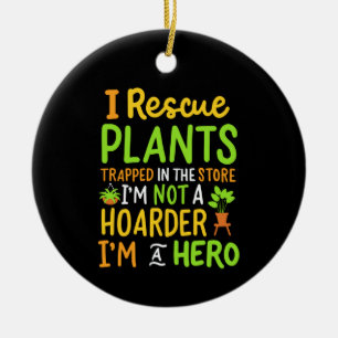 Funny Gardening Gardener Ceramic Tree Decoration