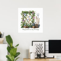 Funny gardening lovers therapy