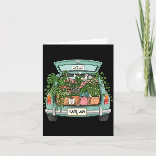 Funny Gardening Moms Was Left Unsupervised Plants Card (Front)