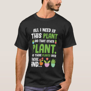 Funny Gardening  Plant   Crazy Gardeners Lady T-Shirt