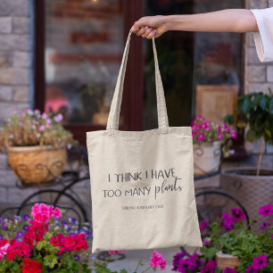 Funny Gardening Quote Tote For Gardeners Farmers Bag