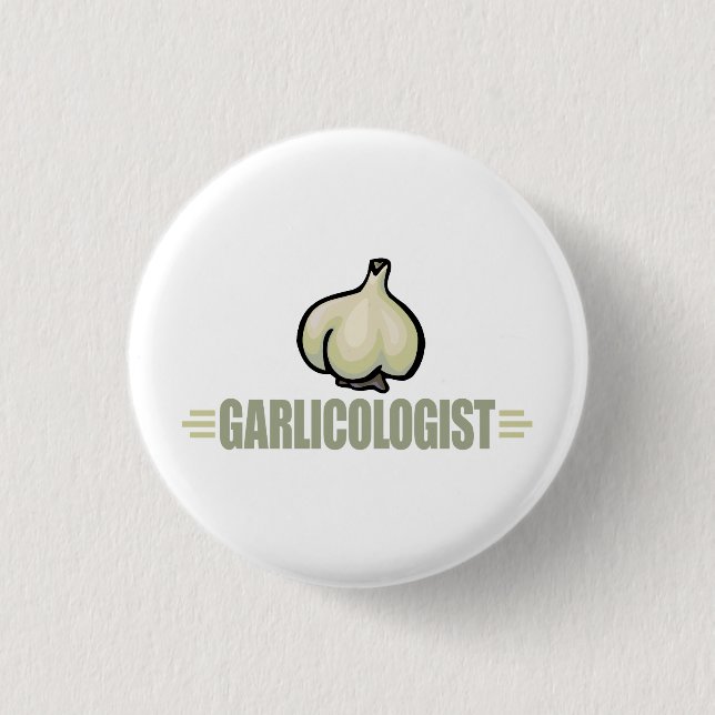 Funny Garlic 3 Cm Round Badge (Front)