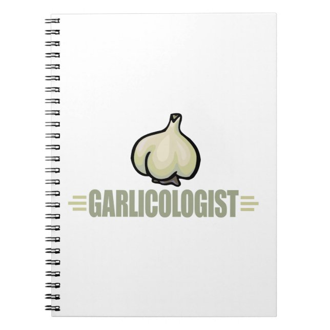 Funny Garlic Notebook (Front)