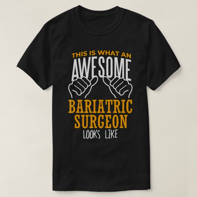 Funny Gastric Sleeve Bariatric VSG Surgery Gastric T-Shirt (Design Front)