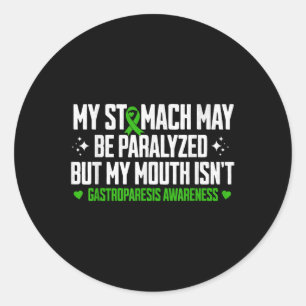 Funny Gastroparesis Awareness Month Stomach Sarcas Classic Round Sticker