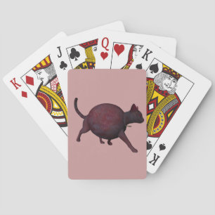 Funny Gauge Cat Playing Cards