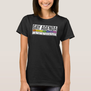Funny Gay For Women Men Lgbt Pride Feminist Agend T-Shirt