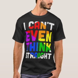 Funny Gay Pride Rainbow Flag Queer Bisexual LGBT T-Shirt