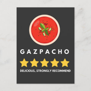 Funny Gazpacho Tomato Sou Postcard