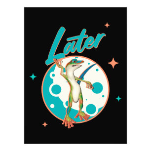Funny Gecko Later Photo Print