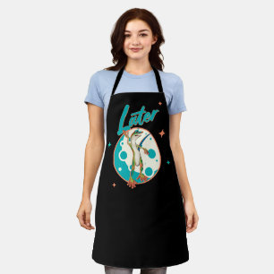 Funny Gecko Later Procrastination Humour Apron