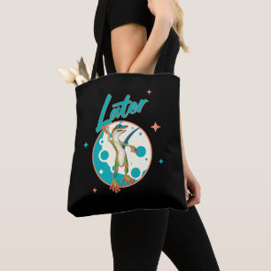 Funny Gecko Later Procrastination Humour Tote Bag
