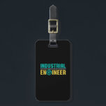 Funny Geek Engineer Industrial Engineering Student Luggage Tag<br><div class="desc">The Glass Is Twice As Big As It Needs To Be. Funny and humourous design for geek and nerd industrial engineers. This cool and awesome merchandise is great for those working in industrial engineering field or major in any engineering disciplines. Perfect for those who enjoy humour, puns, jokes and sarcasm....</div>