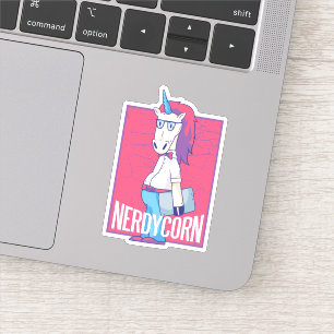 Funny Geek Nerdycorn Nerd Unicorn Man