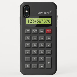 Funny Geeky Calculator Pattern Personalised Case-Mate iPhone Case