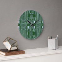 Funny Geeky Nerd Computer Circuit Board Pattern