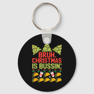 Funny Gen Alpha Gen Z Slang Funny Christmas Sweate Key Ring