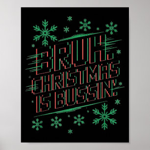 Funny Gen Alpha Gen Z Slang Funny Christmas Sweate Poster