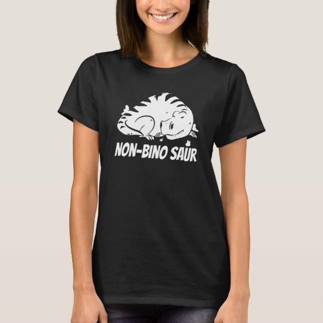 Funny Gender Fluid Neutral Binary Pride - Non Bino T-Shirt (Front)