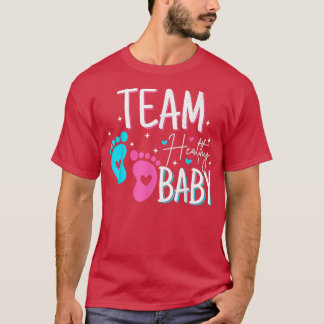 Funny gender reveal of team healthy baby party sup T-Shirt