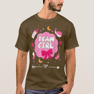 Funny Gender Reveal Team Girl Lover Gift Tee 