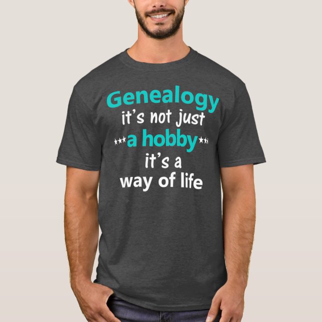 Funny Genealogy Ancestor Ancestry Family History T-Shirt (Front)