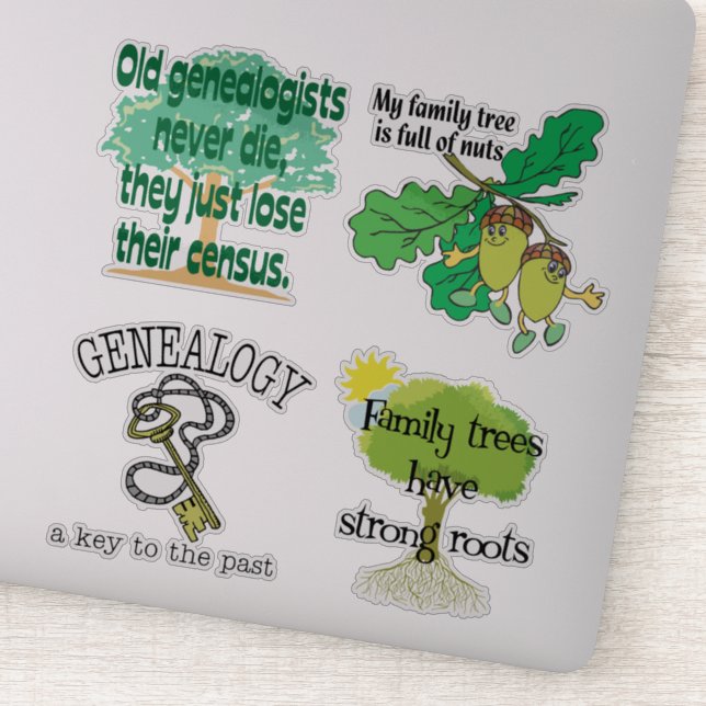 Funny Genealogy Sayings Vinyl (Detail)