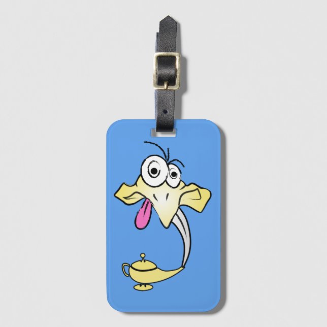 Funny genie luggage tag (Front Vertical)