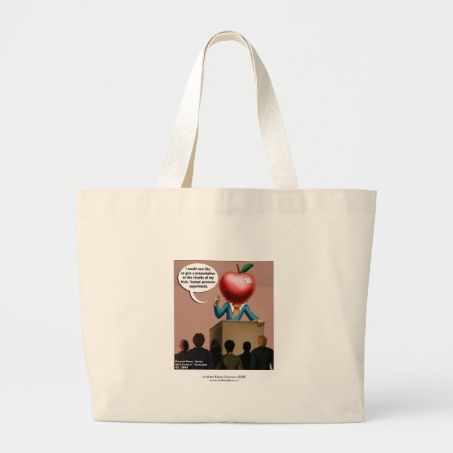 Funny Genome Experiment Quality Tote Bag (Front)