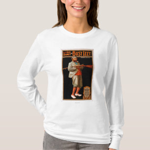 Funny Geo. Sidney as Busy Izzy Theatre Poster T-Shirt