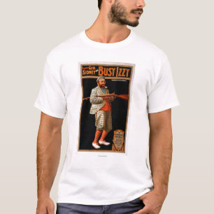 Funny Geo. Sidney as Busy Izzy Theatre Poster T-Shirt