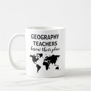 Funny Geography Teacher Gift Coffee Mug