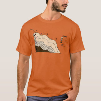 Funny Geological cross section for geology student T-Shirt
