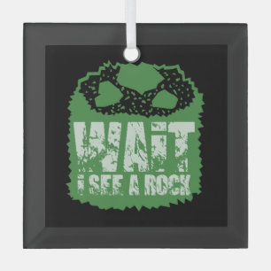 Funny Geology - Wait I See A Rock Glass Tree Decoration