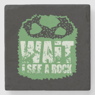 Funny Geology - Wait I See A Rock Stone Coaster