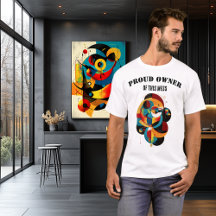 Funny Geometric Art, Modern Abstract with attitude