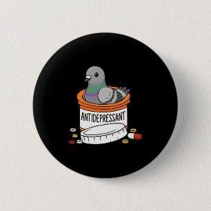 Funny Geon Anti Depressant Zoo Boys Girls Premium  6 Cm Round Badge