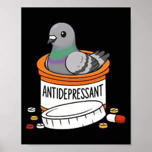 Funny Geon Anti Depressant Zoo Boys Girls Premium  Poster