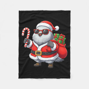Funny Geon Christmas Santa Outfit Xmas Boys Girls  Fleece Blanket
