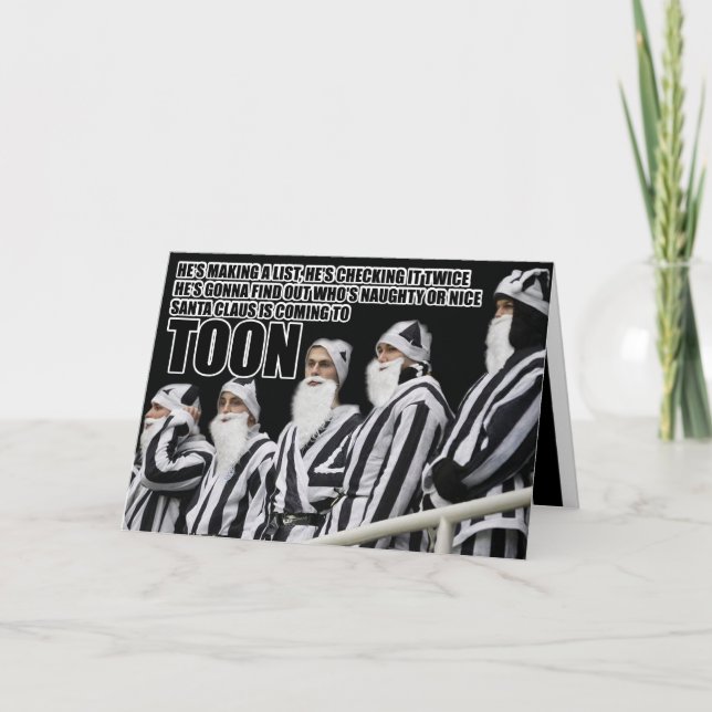 Funny Geordie Holiday Card (Front)