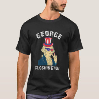 Funny George Washington American USA 4th Of July T T-Shirt