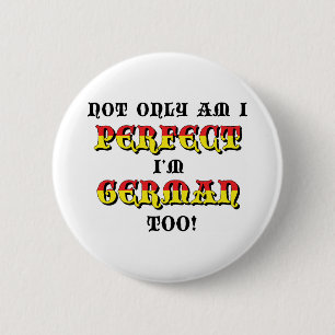 Funny German 6 Cm Round Badge