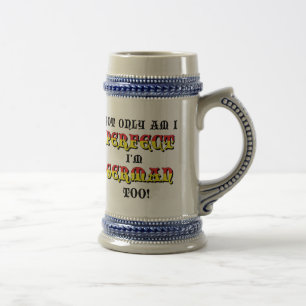 Funny German Beer Stein